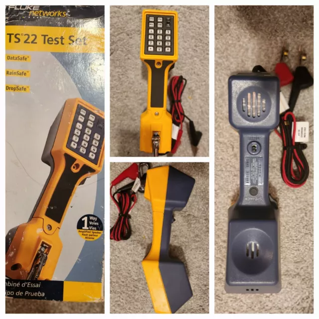 Fluke TS22 Test Set Butt Set, 22800004 W/ 346A plug, USED ONES
