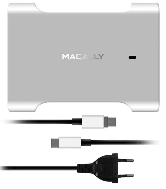 Macally Chargeur 61W Usb-C Alimentateur Câble de Chargement pour Macbook 12 " 13