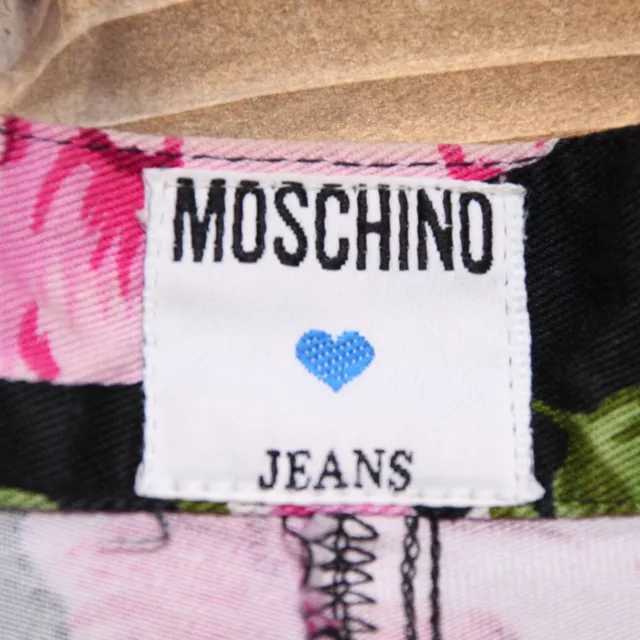 Jeans Moschino Pantalone Tg.29 Cons 43/44 Usato Nero Donna (Cod.EBY1420) Vintage 3