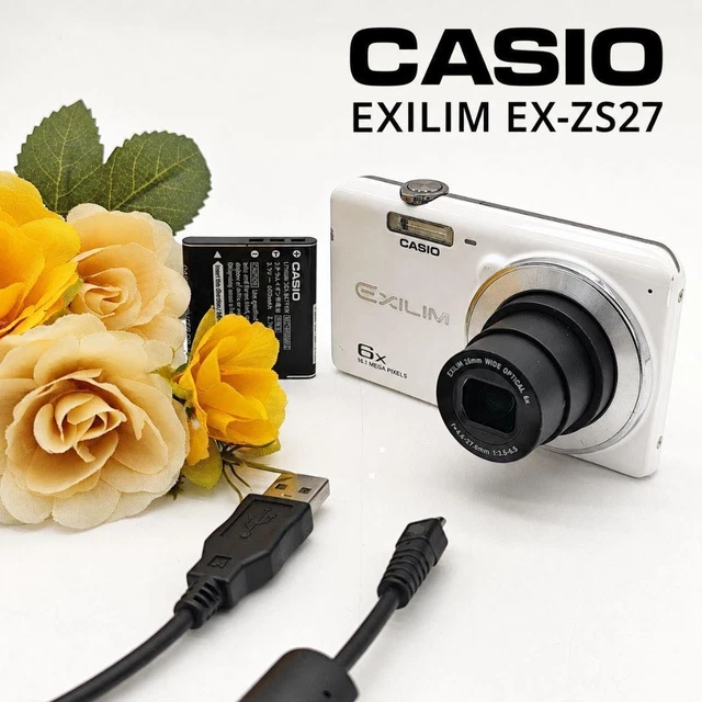 CASIO EXILIM EX-ZS27 Compact Digital Camera Tested Working From