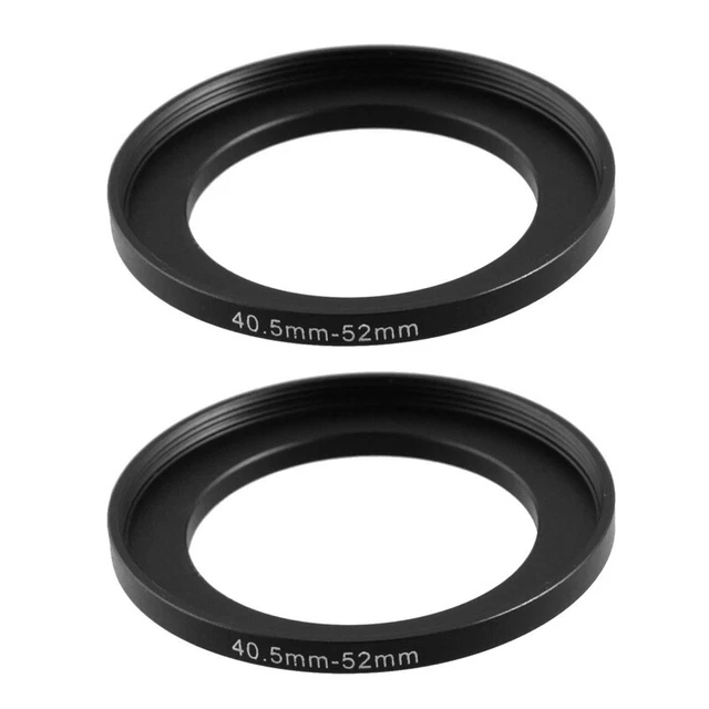 2Stck 40.5mm-52mm Metall  Step  Adapter  fuer Kamera G9R2