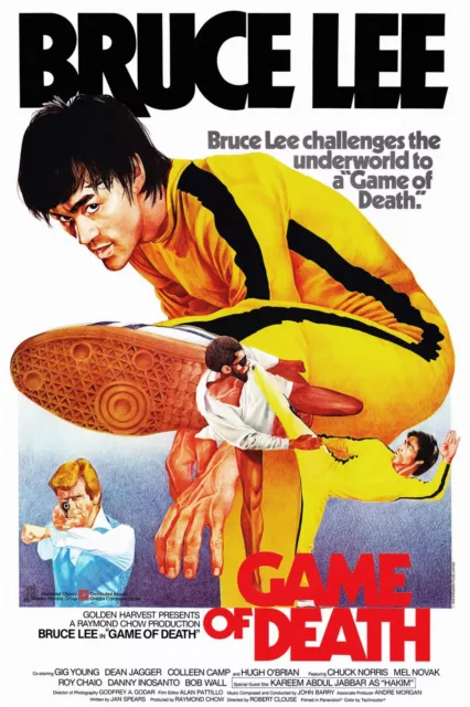 Game Of Death Bruce Lee V2 Original Cinema Film Movie Print Premium Poster 2