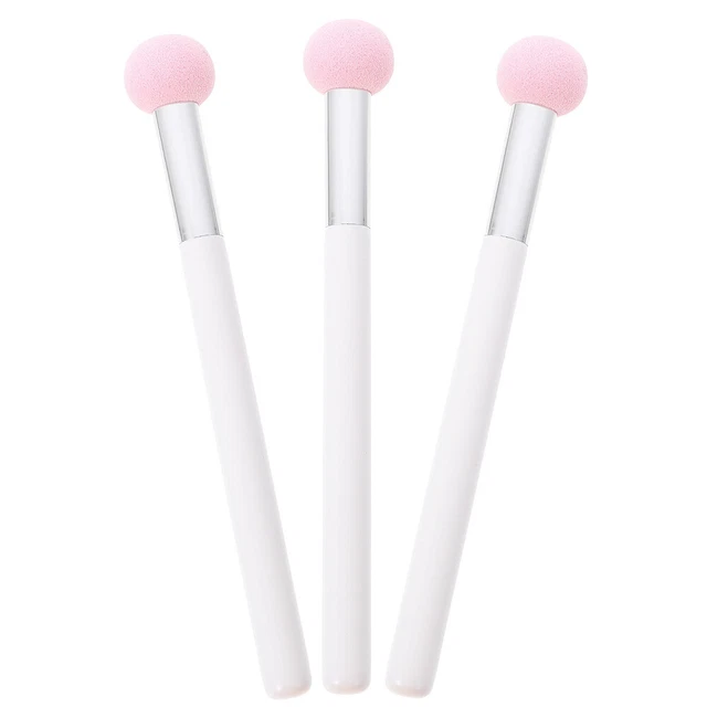 3 Pcs Kleiner Pilzkopf Lidschatten Pinsel Schönheitsschwamm Rührgerät Puffs