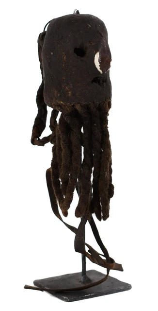 Dan Passport Mask Ivory Coast Stand Rare African Art