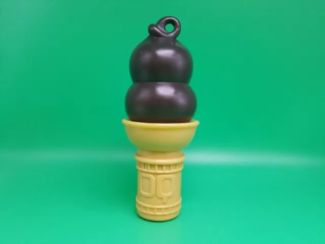 Dairy Queen DQ Chocolate Ice Cream Cone Play Pretend Food Toy Plastic Rare Boley