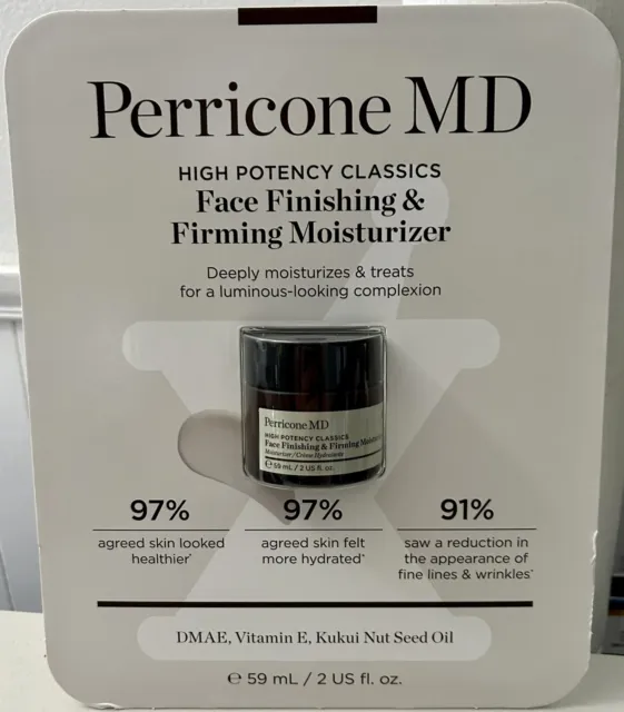 Perricone MD High Potency Face Finishing Firming Moisturizer 2oz/ 59 ml