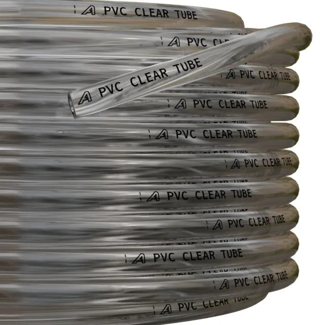 PVC Clear Plastic Flexible Hose Pipe Tube Fuel Safe Water Car Oil Air Pond 3