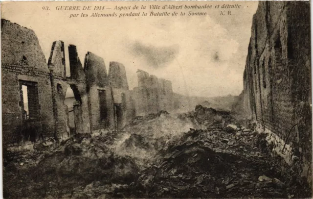 CPA AK Military - Aspect of the Bombed and Destroyed City of Albert (698549)