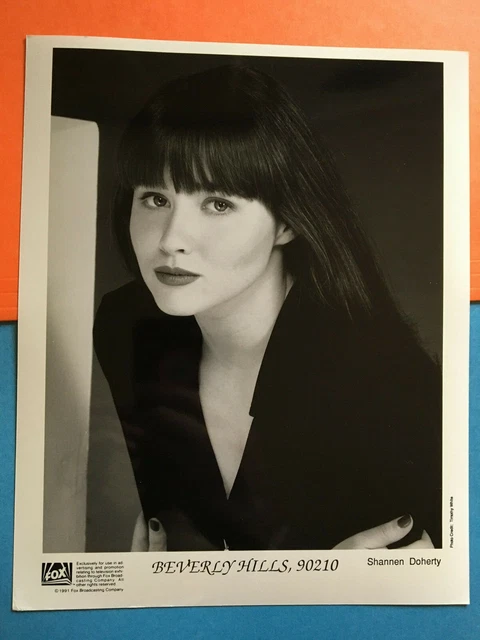 Shannen Doherty 1991, 90210 Beverly Hills original vintage press headshot photo