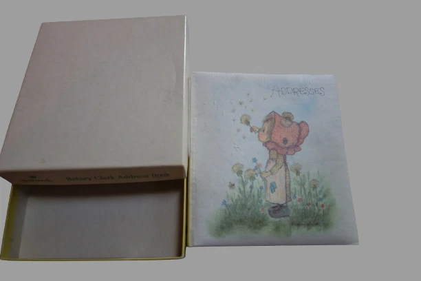 Vtg. Betsey Clark Address Book Original Box Hallmark
