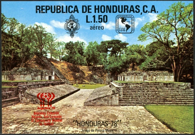 Honduras Bl. 31 **, Gewinner der Fußball-WM 78, Argentinien, postfr. Block!