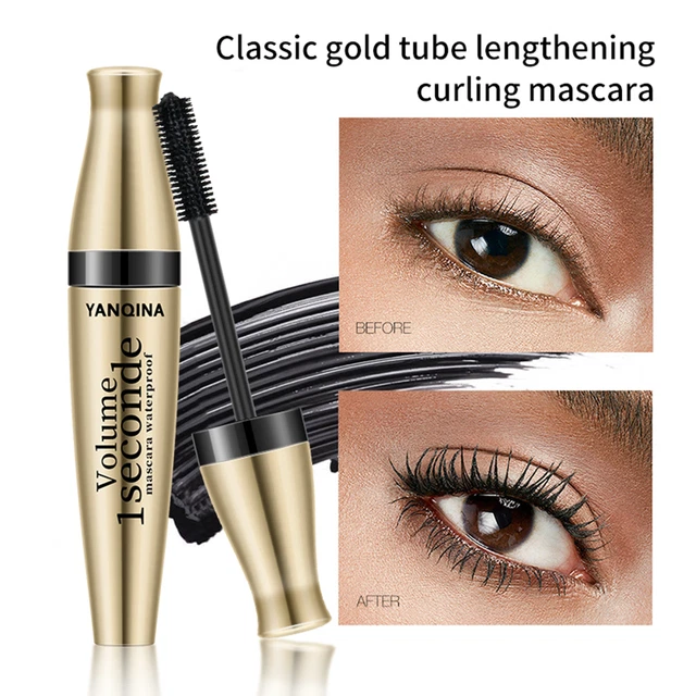 Máscara de pestañas 10 ml Yanqina mano de obra fina longitud intensa natural