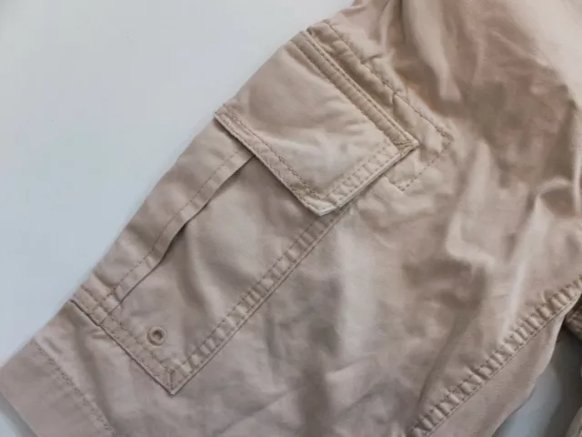 Tommy Hilfiger Cargo Bermuda Gr. 140 10 J.Top Taille Haute Réglable Beige 3