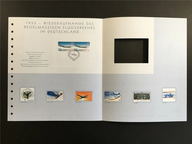 Germany Art-Edition 2005/09 Aviation Airplane Plane Unissued Drafts!!