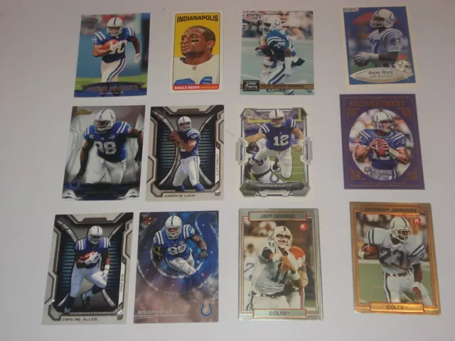 Lot 9 - 12 Colts American Football NFL Trading Cards - See Details
