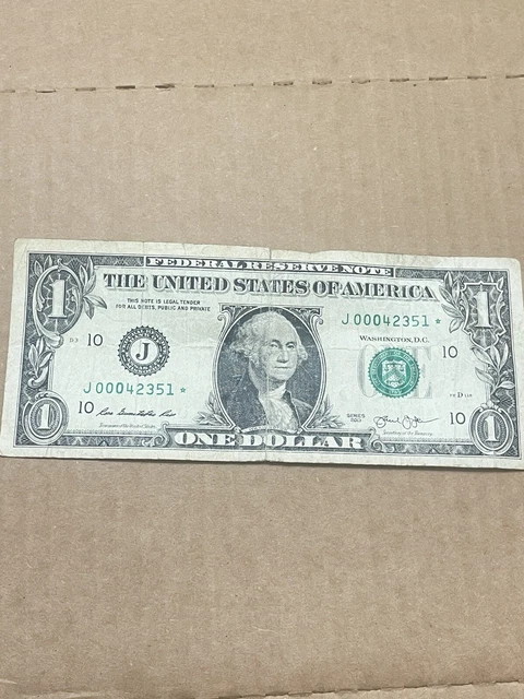 star notes 1 dollar