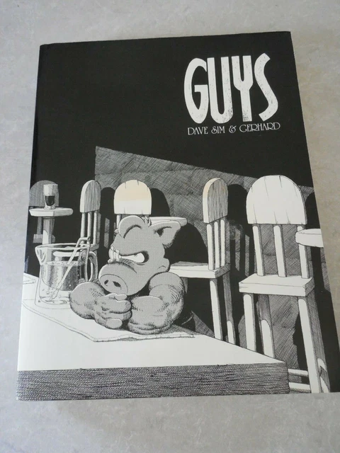 GUYS by DAVE SIM & GERHARD, CEREBUS BOOK #11, 1997, SIGNED #622/1500, PB!