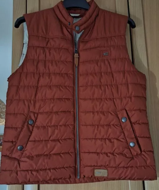 Herren Weste von Camel active,  Rot-braun,Größe 52,gebraucht Top Zustand