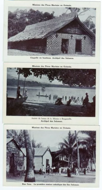SOLOMON ISLANDS 11 Vintage Postcards pre-1940 (L2952) 3