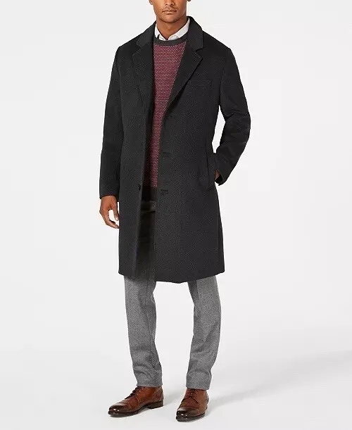 BRAND NEW W/O Tags: London Fog Men's Signature Wool-Blend Overcoat ...