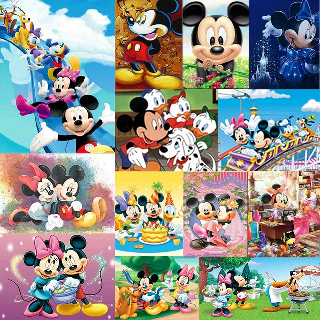 Cartoon Mouse Full Drill 5D Diamond Painting Embroidery Cross Craft Art Decor UK