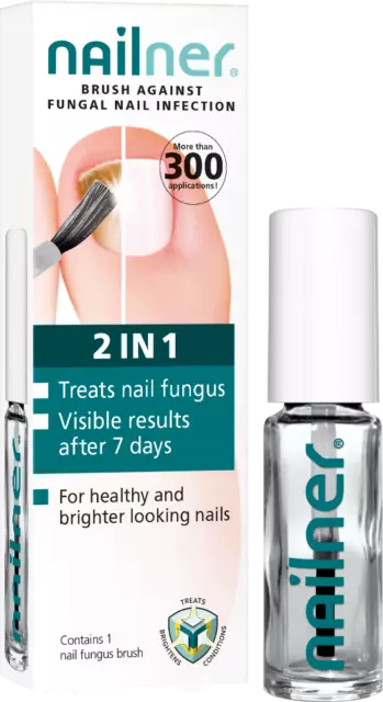 Nailner Repair 2 in 1 Brush Nail Infection Fungus Treatment 5ml FREE DELIVERY 🚚
