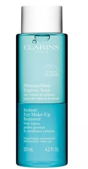 Clarins Cleanser & Toner sanfter Augen-Make-up-Entferner 125ml, für alle Hauttypen.