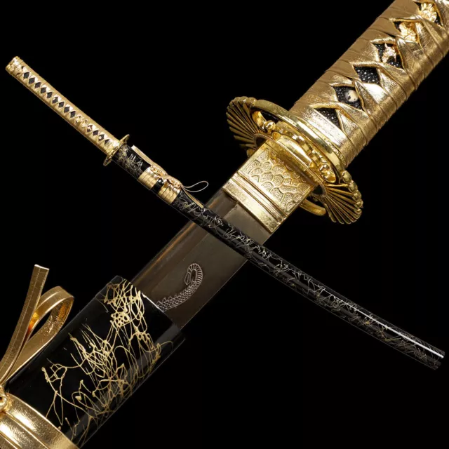 41 Inch Tanjiro Sword Wooden Japanese Katana Handmade Abs Sheath