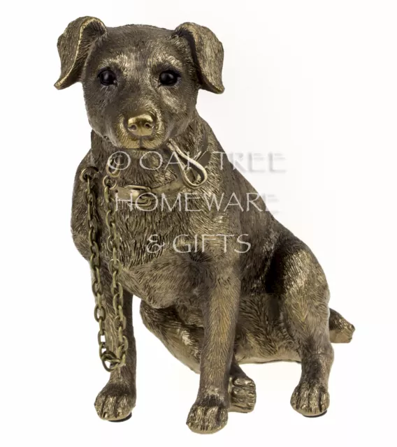 Walkies Jack Russell Terrier Statue Bronze Dog Ornament Dog Studies by Leonardo
