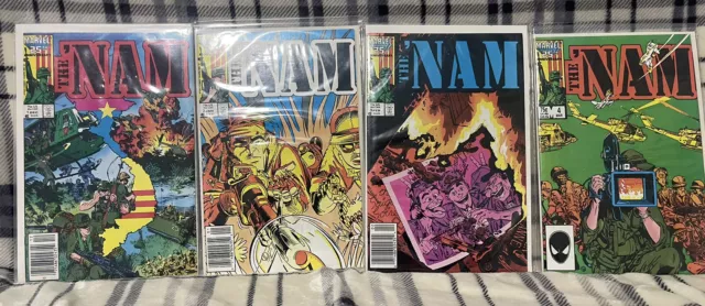 Lot of 43 The 'Nam Marvel Comics 1986-1991-See Description for Issues