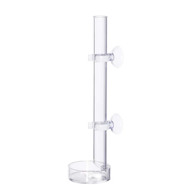 1X(35cm Acrylic Shrimp Feeder Tube Feeding Dish Bowls for Fish Tank Aquarium Shr
