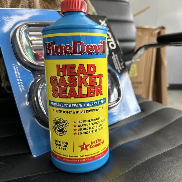 BLUE DEVIL PERMANENT Sealer Head Gasket Sealant 32 oz 59.00 PicClick