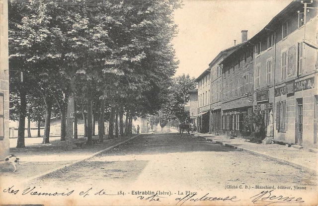 Cpa 38 Estrablin La Place