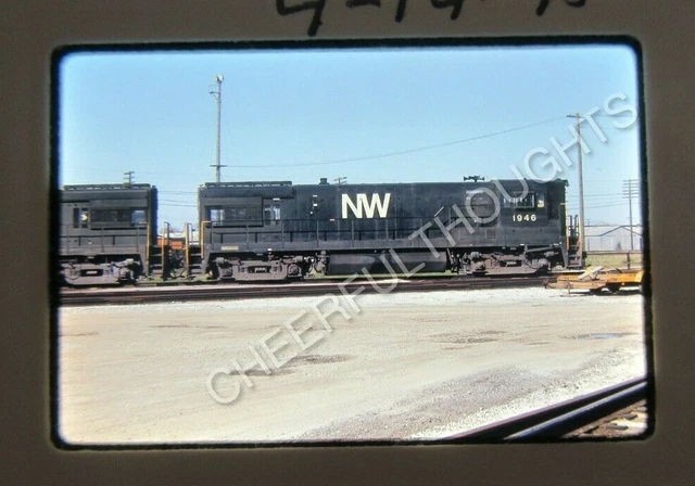 Original '73 Ektachrome Slide NW Norfolk Western 1946 U30B New Haven, CT   31U16