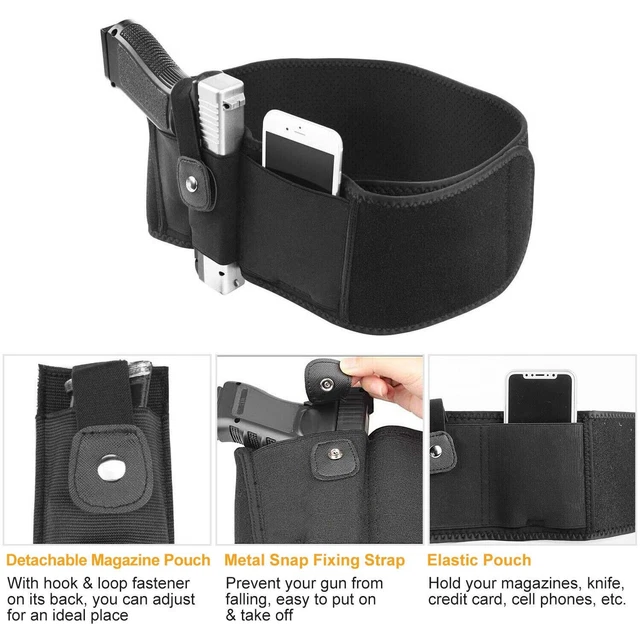 BELLY BAND HOLSTER Concealed FN Herstal Pistol Gun Carry Waist Holster
