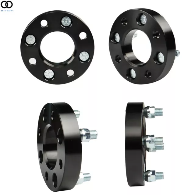 4pcs 1 inch 4x4 Black ATV Wheel Spacers Fit for EZ GO EZGO Club Car Golf Cart