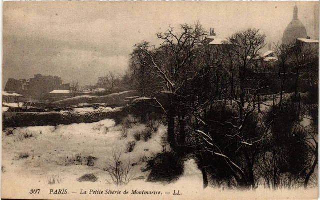 Paris - Sacré-Coeur, Funiculaire et Réservoir de Montmartre - Carte