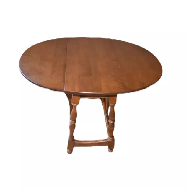 Heywood Wakefield Vintage Drop Side Table, Cinnamon