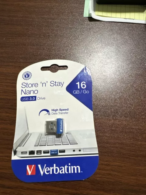 VERBATIM 98709 Store 'n' Stay USB 3.0 Nano Drive (16GB)