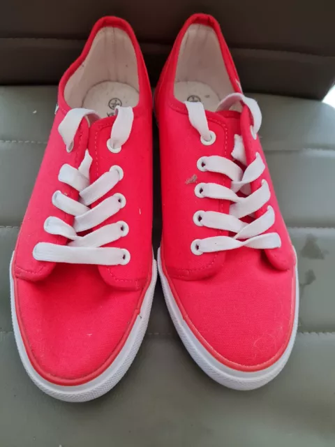 Dunlop ladies canvas high top trainers cheap