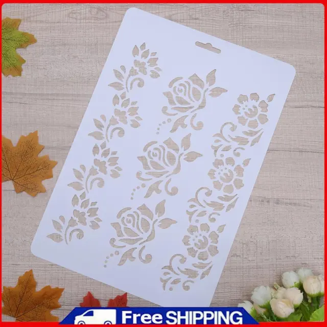 DIY Craft Layering Stencils Templates Painting Scrapbooking Paper Cards -