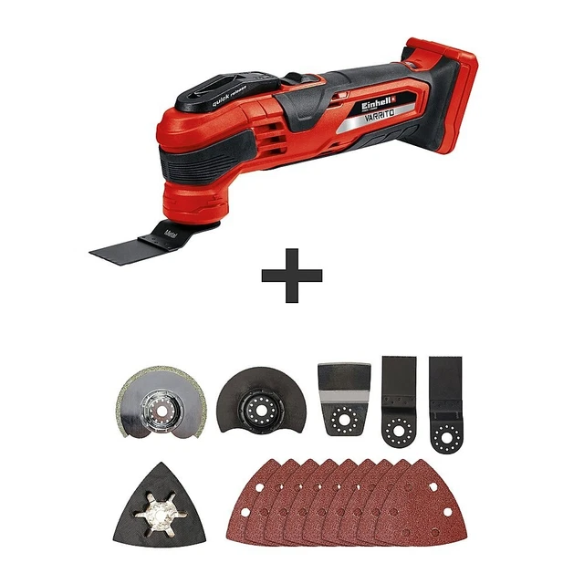 EINHELL 4465165 Varrito 18V Oscillating Multi-Tool Bare Tool + Accessory Kit