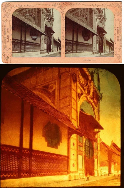 Polyoramic Stereoscopic View EXPO UNIVERSAL PARIS 1889 / JAPAN