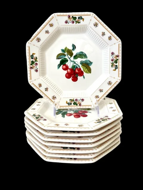 Nikko Japan Classic Collection ORCHARD 250 Salad Plates 8 1/4"   Set Of 8