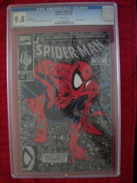 CGC 9.8 SPIDER-MAN #1 Silver Edition Todd McFarlane Marvel 1990
