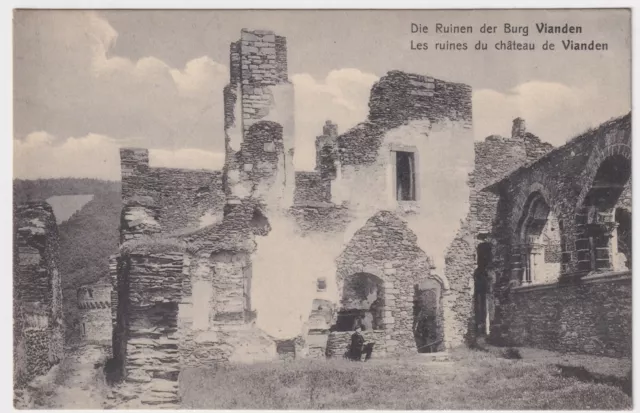 Benelux Luxembourg Vianden Les Ruines Du Chateau De Vianden 1919