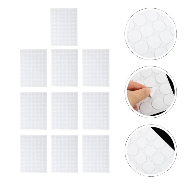 10 Sheets Punkt Schaum Klebeschaum Weiße Ordner Styropor Aufkleber