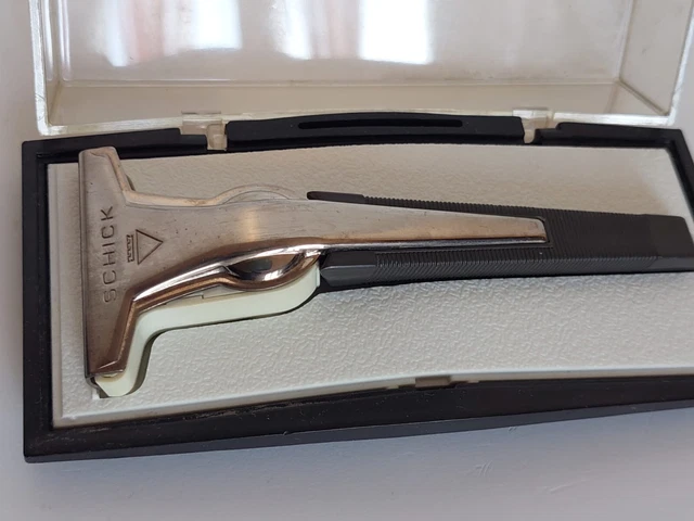 RASOIO di sicurezza  SCHICK BAND  con lama non-stop fine anni 60
