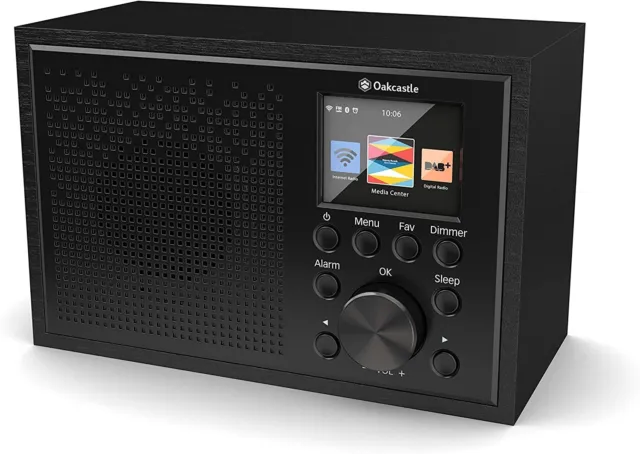 IR100 Oakcastle Spotify Radio mit Farbdisplay Bluetooth, Internetradio W-LAN USB