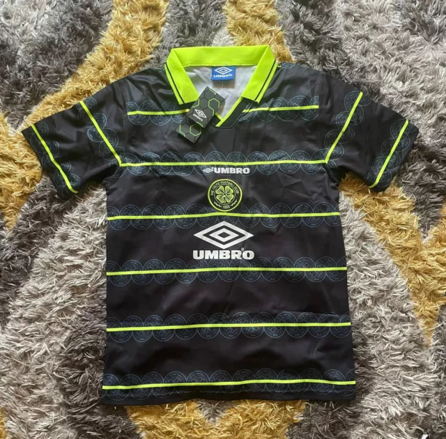 Rare Celtic 1998/1999 Away Football Shirt Mens Small